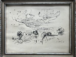 Miloslav Holý: Krajina s domky