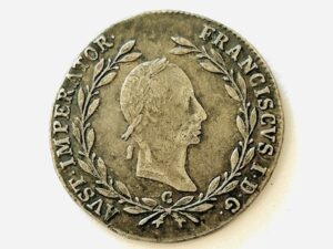 Stříbrná mince - 20 krejcar/kreuzer, 1830 C