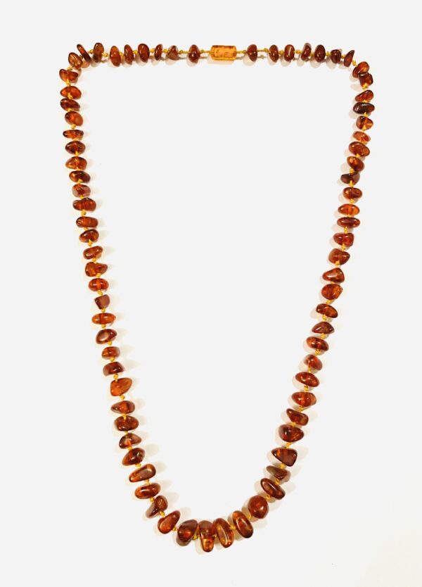 Jantarový náhrdelník, 73 cm
